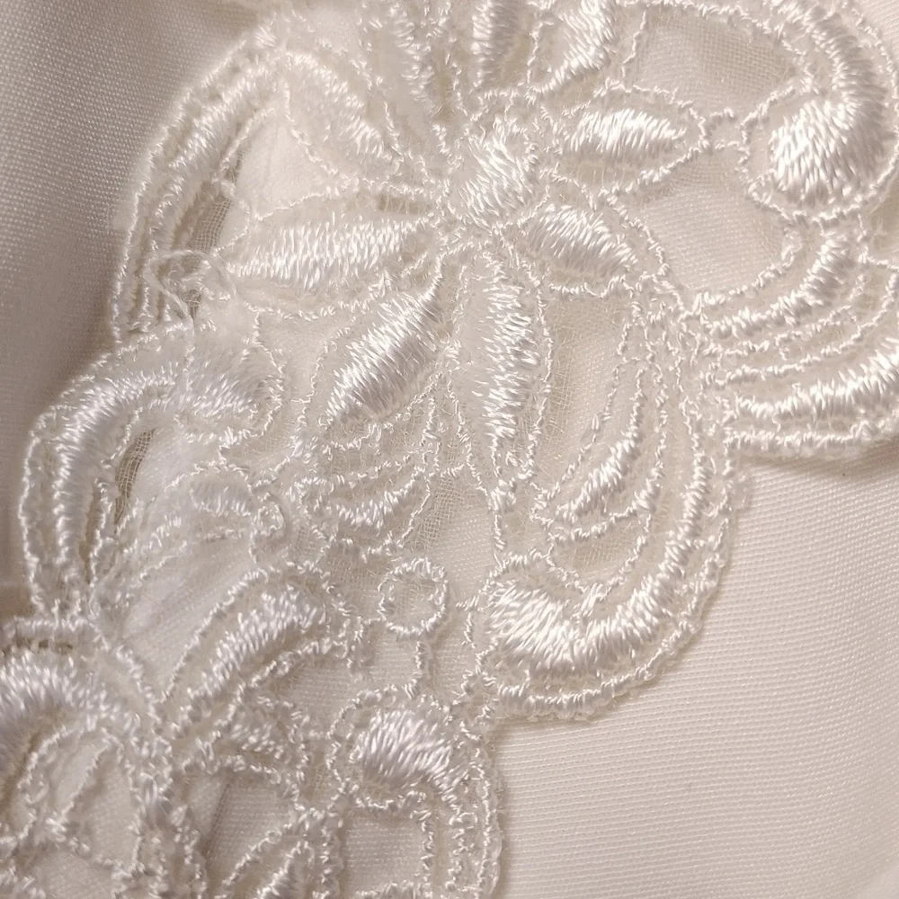 Liz Baker women's floral lace long sleeved blouse size 16 - Picture 12 of 12